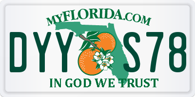 FL license plate DYYS78