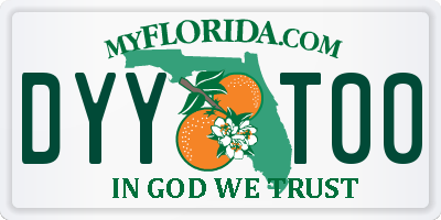 FL license plate DYYT00