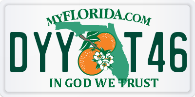 FL license plate DYYT46
