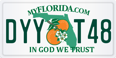 FL license plate DYYT48