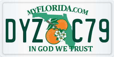 FL license plate DYZC79