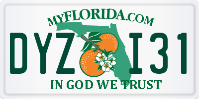 FL license plate DYZI31