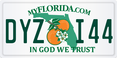 FL license plate DYZI44