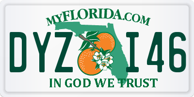 FL license plate DYZI46