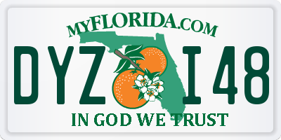 FL license plate DYZI48