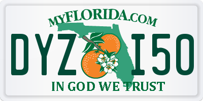FL license plate DYZI50
