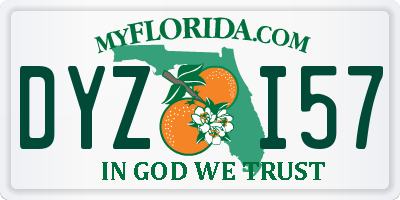 FL license plate DYZI57