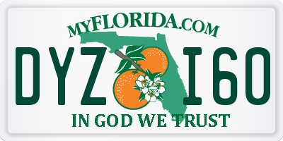 FL license plate DYZI60