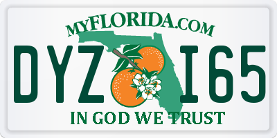 FL license plate DYZI65