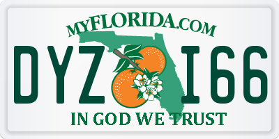 FL license plate DYZI66