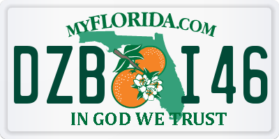 FL license plate DZBI46