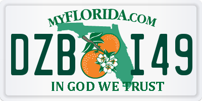 FL license plate DZBI49