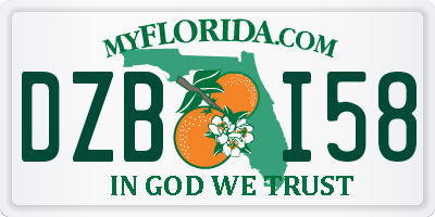 FL license plate DZBI58