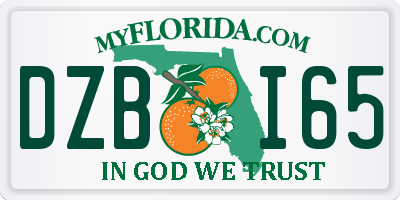 FL license plate DZBI65