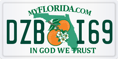 FL license plate DZBI69