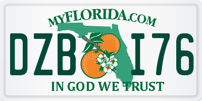 FL license plate DZBI76