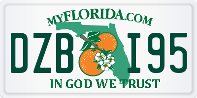 FL license plate DZBI95