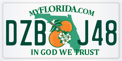 FL license plate DZBJ48