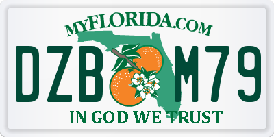 FL license plate DZBM79