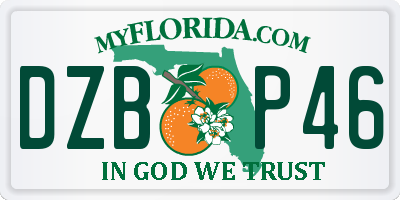 FL license plate DZBP46