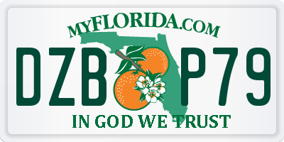 FL license plate DZBP79