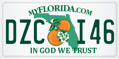 FL license plate DZCI46