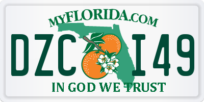FL license plate DZCI49