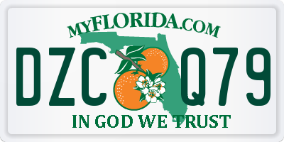 FL license plate DZCQ79