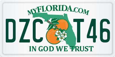 FL license plate DZCT46