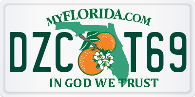 FL license plate DZCT69