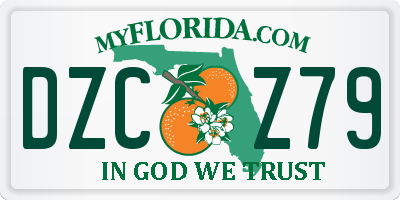 FL license plate DZCZ79