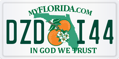 FL license plate DZDI44