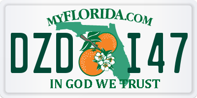 FL license plate DZDI47