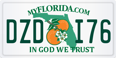 FL license plate DZDI76