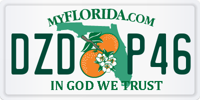FL license plate DZDP46