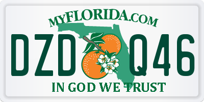 FL license plate DZDQ46
