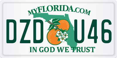 FL license plate DZDU46