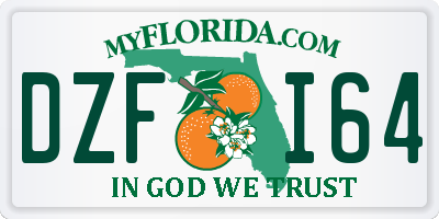 FL license plate DZFI64