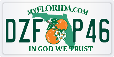 FL license plate DZFP46