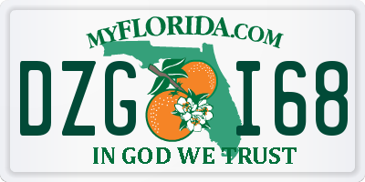 FL license plate DZGI68