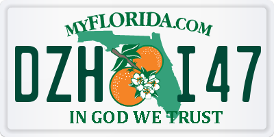 FL license plate DZHI47