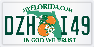 FL license plate DZHI49