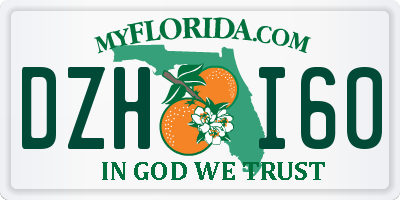 FL license plate DZHI60