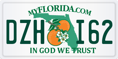 FL license plate DZHI62