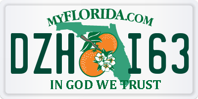 FL license plate DZHI63