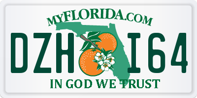 FL license plate DZHI64