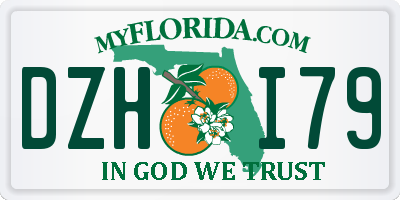 FL license plate DZHI79