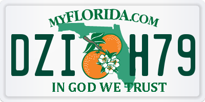 FL license plate DZIH79