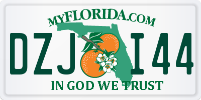 FL license plate DZJI44