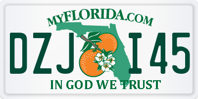 FL license plate DZJI45